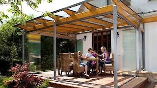 Terrassendach / Glashaus SDL Aura