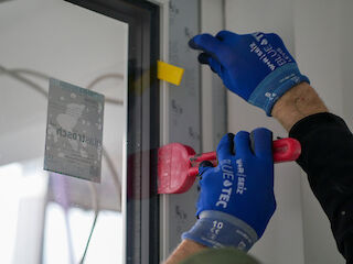 Reparatur eines Fensters