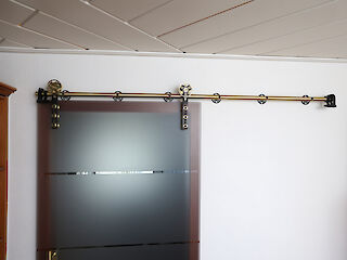 Innentür aus Glas (Schiebetür)