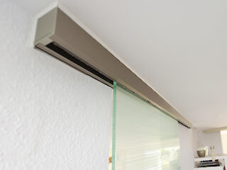 Schiebelösung Glastür