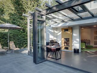 Wintergarten geöffnet